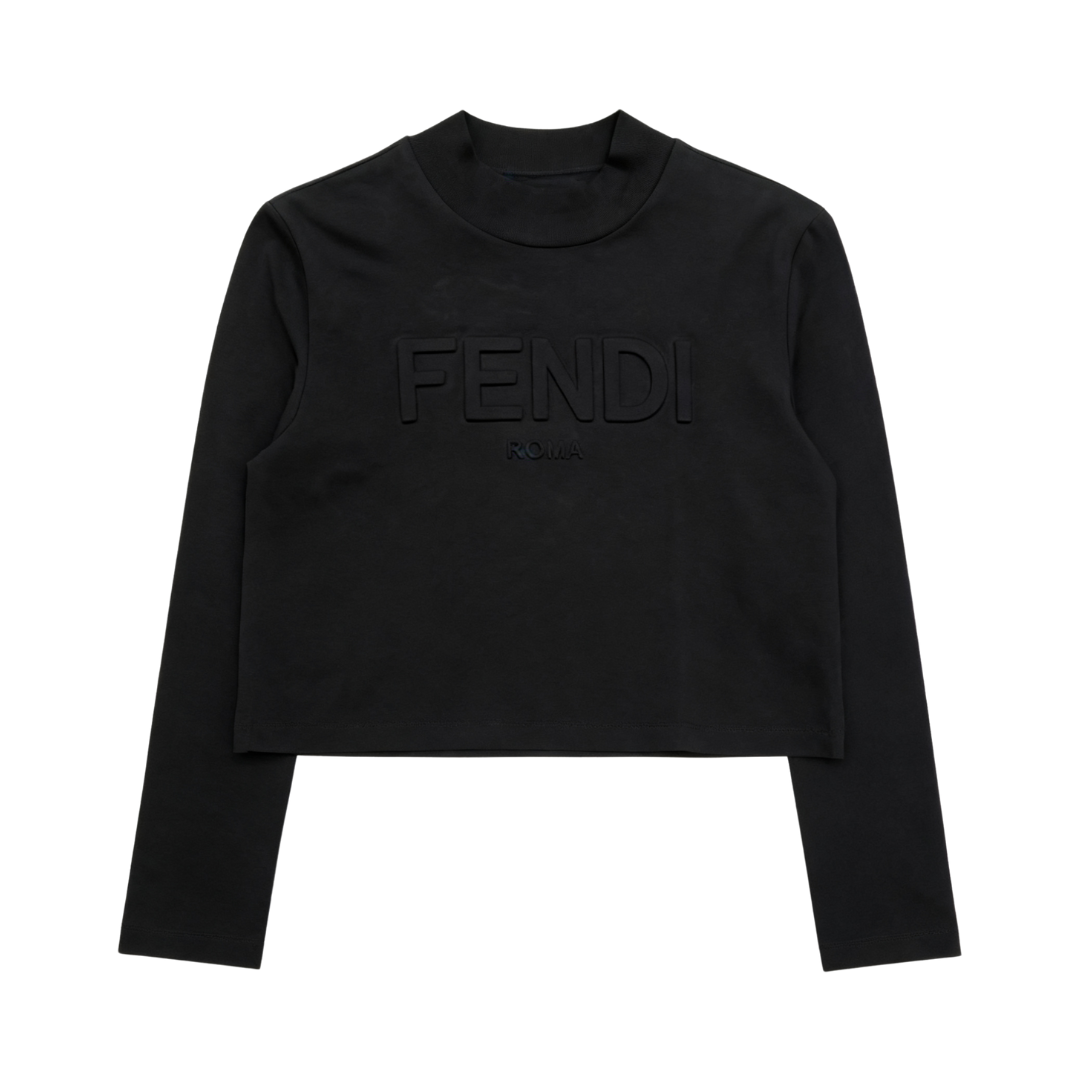 Fendi Kids Top featuring embossed logo available at Lestyle Boutique Melbourne