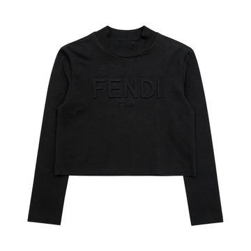 Fendi Kids Top featuring embossed logo available at Lestyle Boutique Melbourne