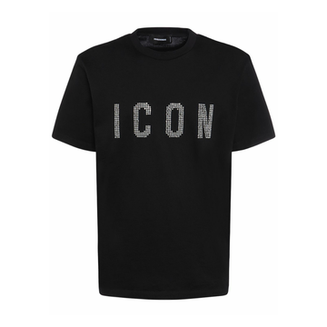 DSQUARED2 T-Shirt featuring ICON rhinestone lettering available at Lestyle Boutique Melbourne