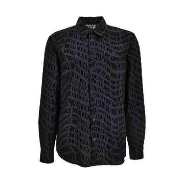 Versace Jeans Couture logo-print shirt featuring all-over logo print available at Lestyle Boutique Melbourne