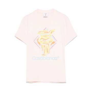Casablanca T-shirt featuring diamond column printed available at Lestyle Boutique Melbourne