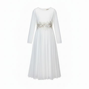 VERSACE dress featuring lace waist belt available at Lestyle Boutique Melbourne