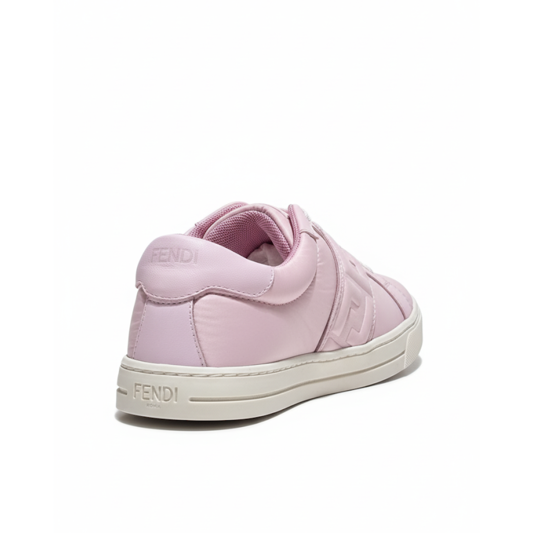 Fendi sneaker for kids featuring Velcro strap with embossed logo available at Lestyle Boutique Melbourne