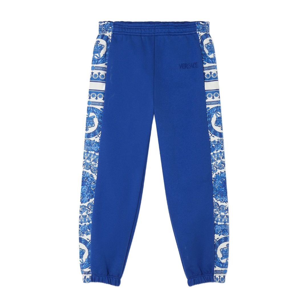 VERSACE KIDS SWEATPANTS featuring Barocco Foulard print available at Lestyle Boutique Melbourne
