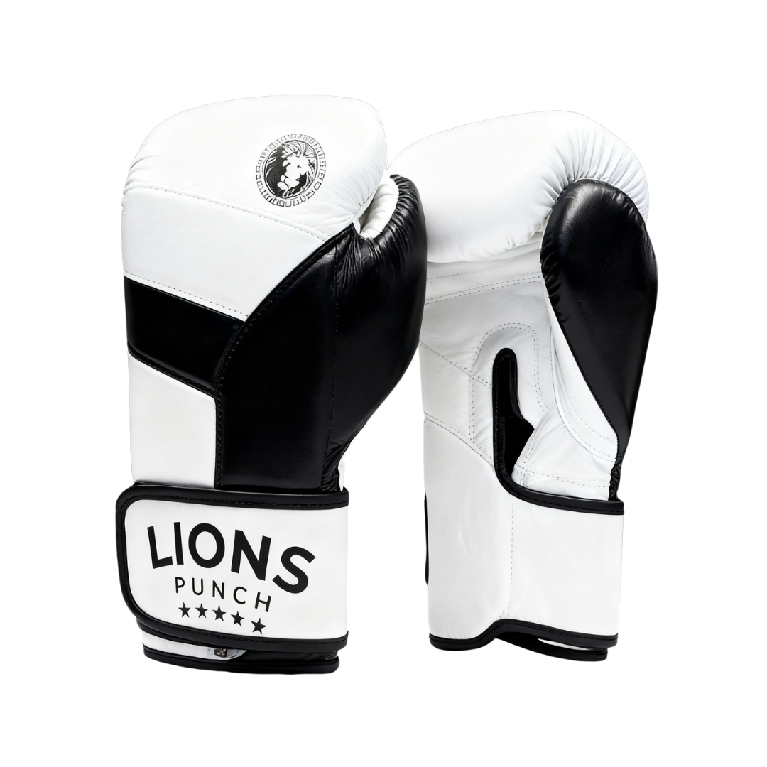 Lions Punch boxing gloves with wrist strap available at Lestyle Boutique Melbourne