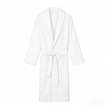 Versace bathrobe featuring Greek key belt trim available at Lestyle Boutique Melbourne