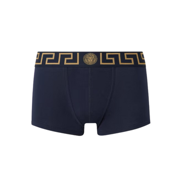 Versace greca border trunks featuring Greca border with Medusa motif available at Lestyle Boutique Melbourne