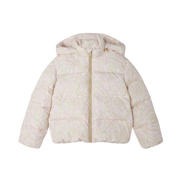 Versace Kids puffer jacket with floral pattern available at Lestyle Boutique Melbourne