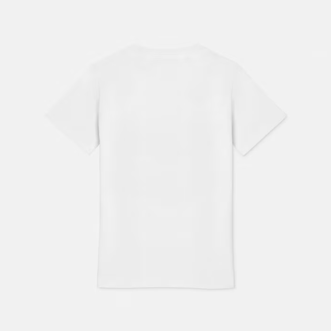 VERSACE T-SHIRT KIDS featuring a textured Versace Logo motif in glitter available at Lestyle Boutique Melbourne