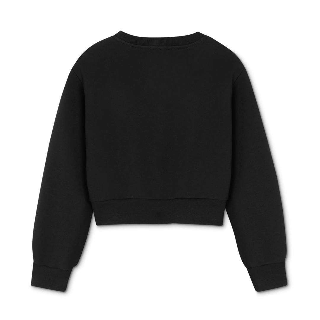 VERSACE KIDS SWEATSHIRT featuring crystal and stud embellishments available at Lestyle Boutique Melbourne