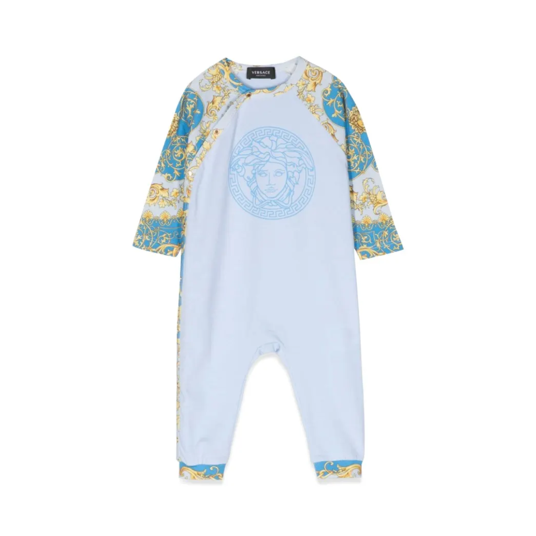 Versace Kids Jumpsuit featuring Baroque print available at Lestyle Boutique Melbourne
