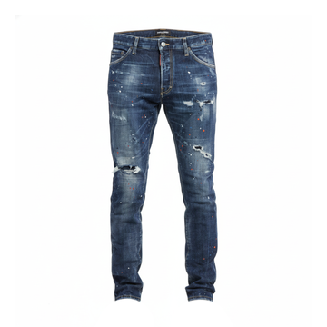 Dsquared jeans featuring paint splatter detailing available at Lestyle Boutique Melbourne