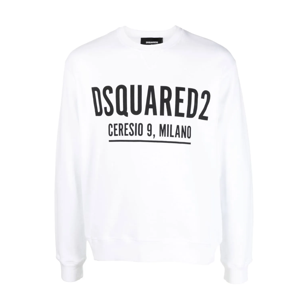 DSQUARED2 sweatshirt featuring logo graphic available at Lestyle Boutique Melbourne