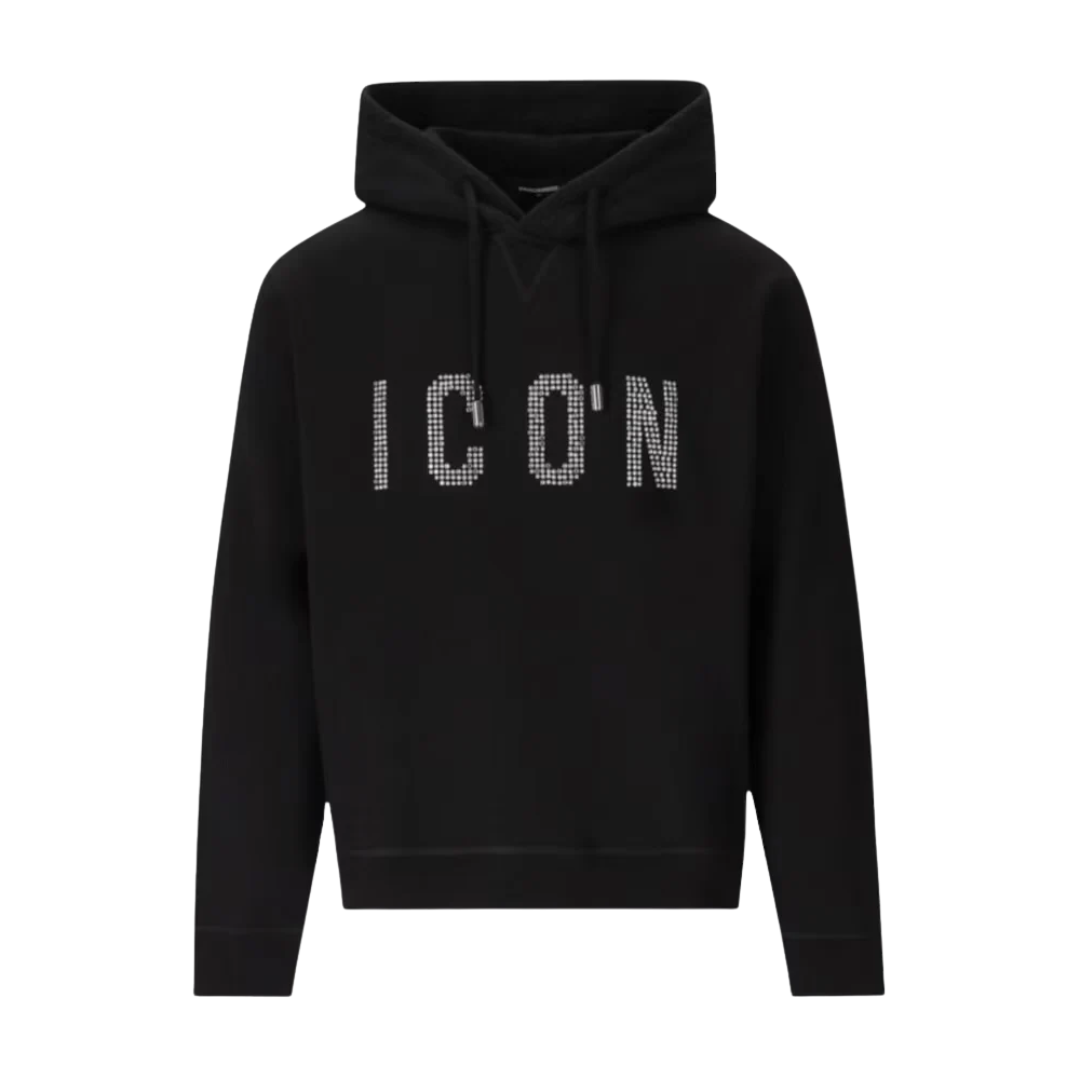 DSQUARED2 HOODIE featuring ICON graphic in dotted lettering available at Lestyle Boutique Melbourne