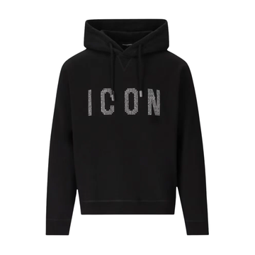 DSQUARED2 HOODIE featuring ICON graphic in dotted lettering available at Lestyle Boutique Melbourne