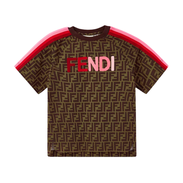 FENDI Kids T-shirt featuring colorful logo lettering available at Lestyle Boutique Melbourne