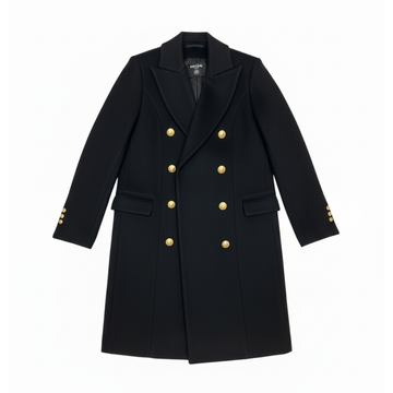 BALMAIN COAT featuring gold-tone buttons available at Lestyle Boutique Melbourne