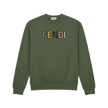 Fendi Kids Sweatshirt featuring rainbow logo embroidery available at Lestyle Boutique Melbourne