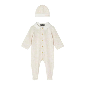 VERSACE KIDS SLEEPSUIT SET featuring Barocco print available at Lestyle Boutique Melbourne