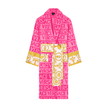 VERSACE BATHROBE featuring Baroque motif and ornate belt available at Lestyle Boutique Melbourne