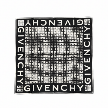 GIVENCHY SCARF featuring signature Greek key border and logo design available at Lestyle Boutique Melbourne