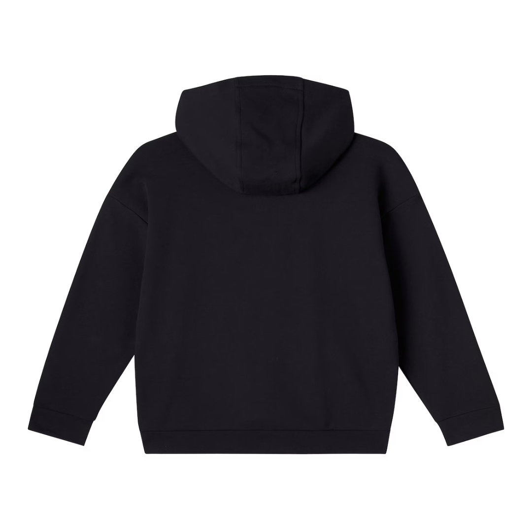 VERSACE KIDS MEDUSA EMBELLISHED COTTON FLEECE HOODIE featuring Medusa motif embellishment available at Lestyle Boutique Melbourne