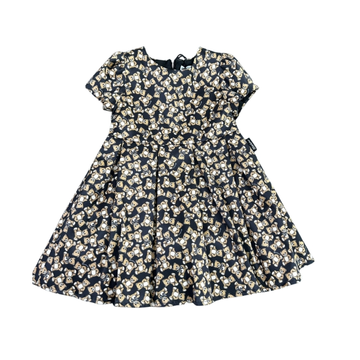 Moschino infant dress in black with teddy logo all over, available at Lestyle Boutique Melbourne