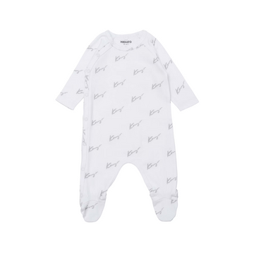 KENZO KIDS ONESIE featuring all-over logo print available at Lestyle Boutique Melbourne