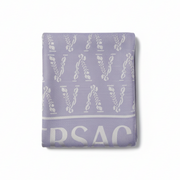 VERSACE SCARF featuring logo pattern available at Lestyle Boutique Melbourne