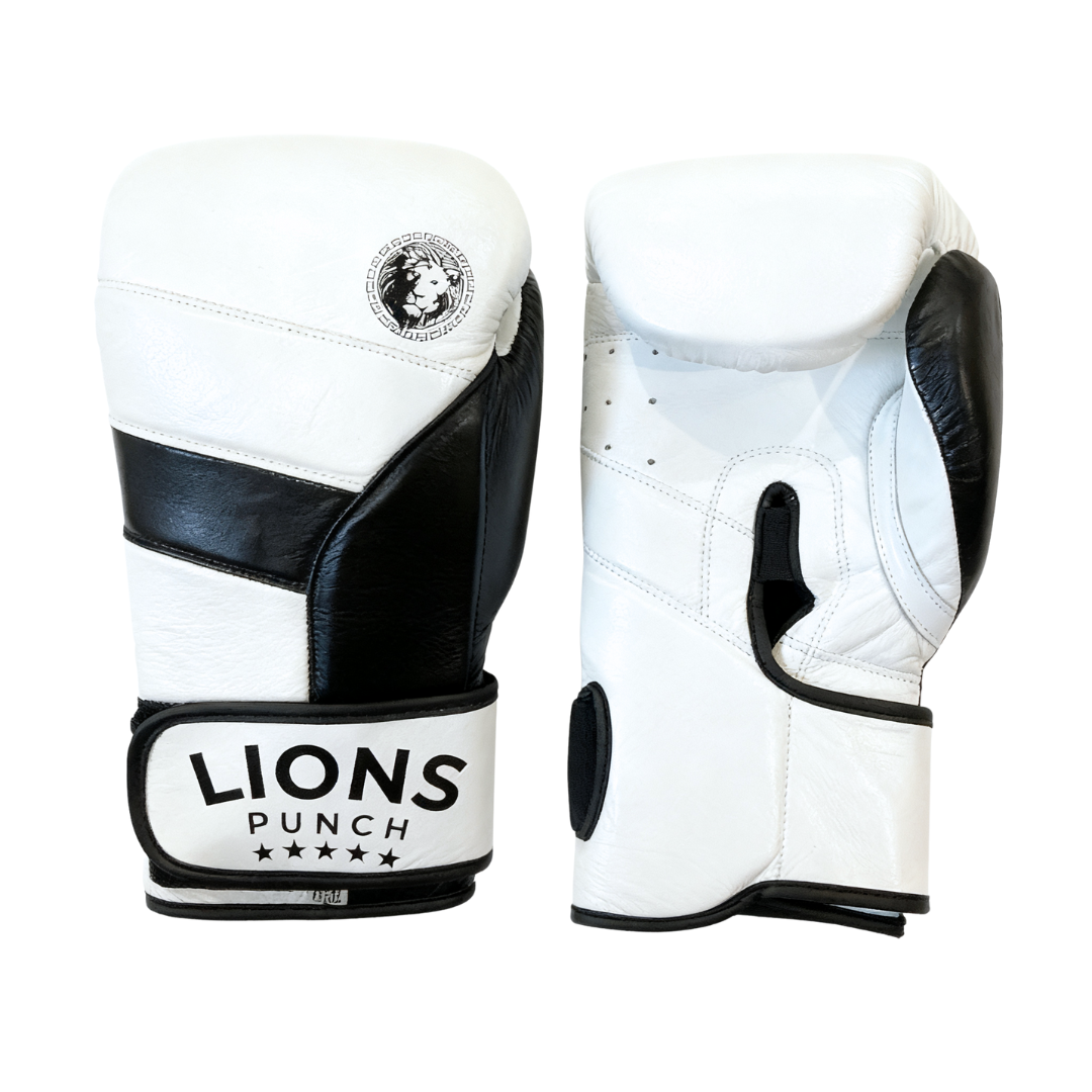 Lions Punch boxing gloves with wrist strap available at Lestyle Boutique Melbourne