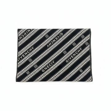 Givenchy scarf featuring diagonal striped logo pattern available at Lestyle Boutique Melbourne