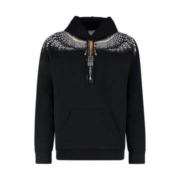 MARCELO BURLON Sweatshirt featuring wing graphic across chest available at Lestyle Boutique Melbourne