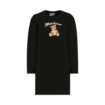 Moschino Kids dress featuring teddy bear print available at Lestyle Boutique Melbourne