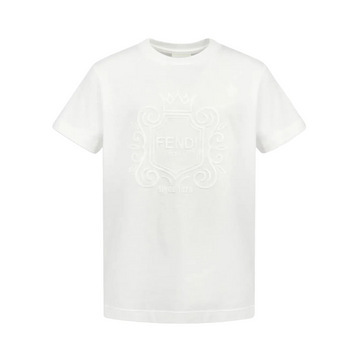 FENDI T-SHIRT featuring embossed crest available at Lestyle Boutique Melbourne