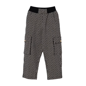 Balmain pants featuring geometric pattern available at Lestyle Boutique Melbourne