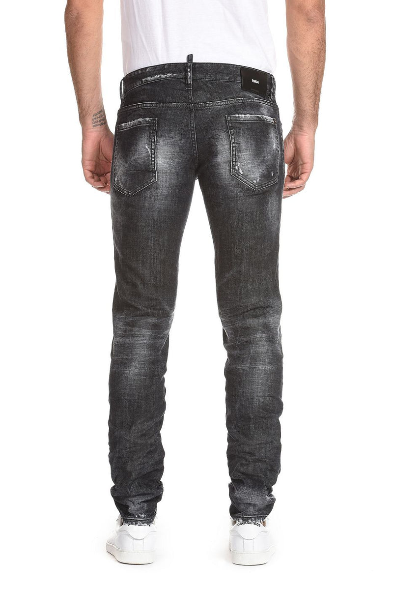 Dsquared jeans featuring distressed detailing available at Lestyle Boutique Melbourne
