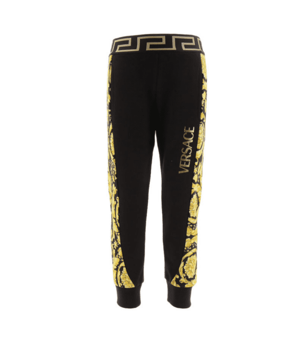 VERSACE KIDS SWEATPANTS featuring Barocco side stripes available at Lestyle Boutique Melbourne