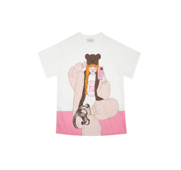 Fendi kids t-shirt featuring a manga-style print, available at Lestyle Boutique Melbourne