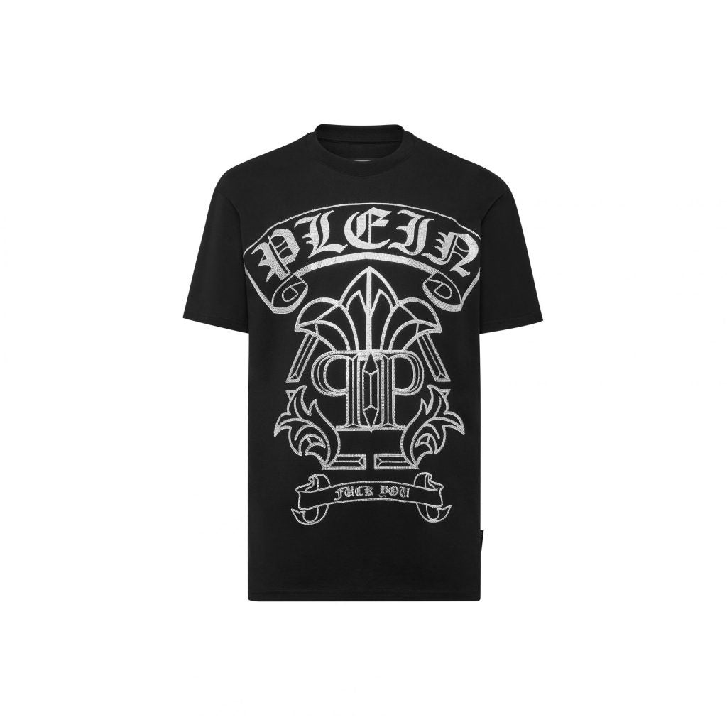 PHILIPP PLEIN T-SHIRT featuring sequin embellishment available at Lestyle Boutique Melbourne