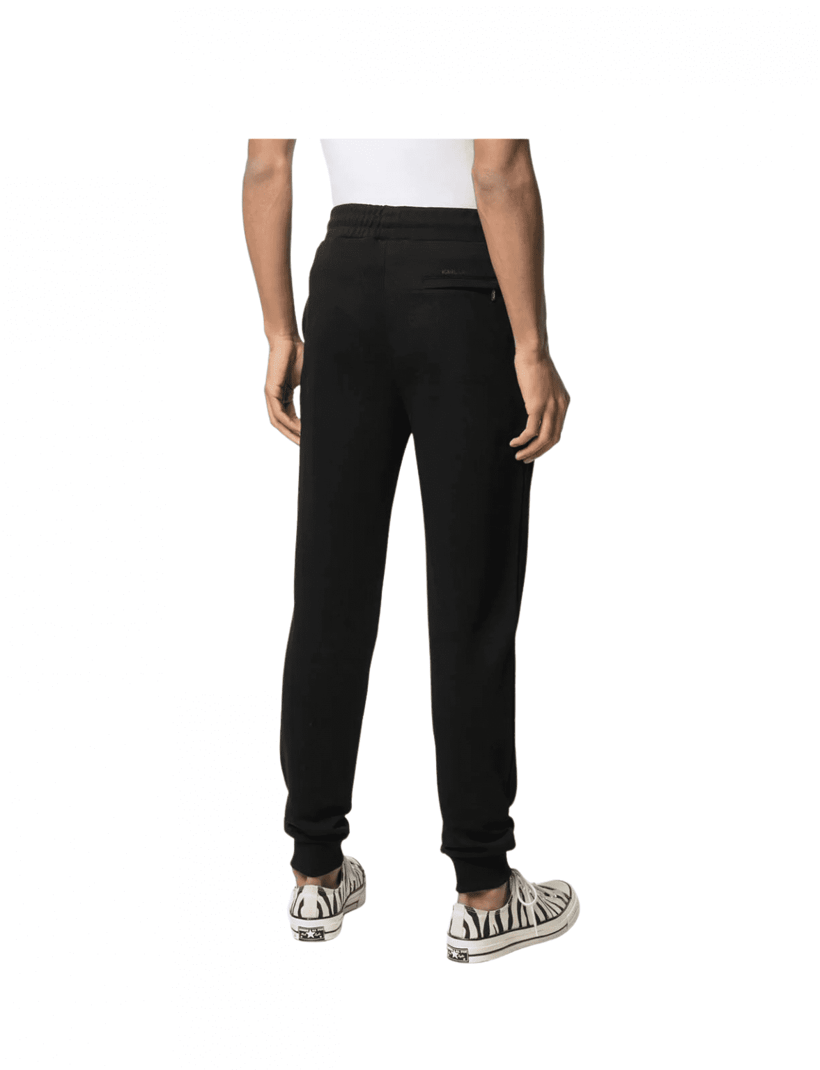 KARL LAGERFELD PANTS with drawstring fastening and zip pockets, available at Lestyle Boutique Melbourne