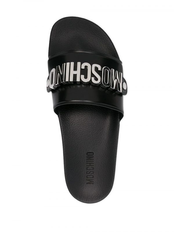 Moschino shoes with metal logo, stylish and comfortable. Available at Lestyle Boutique Melbourne