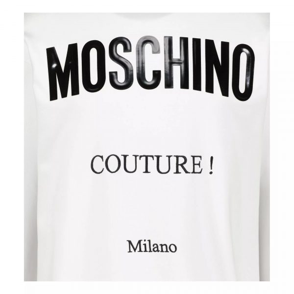 Moschino sweatshirt featuring logo print and premium materials, available at Lestyle Boutique Melbourne