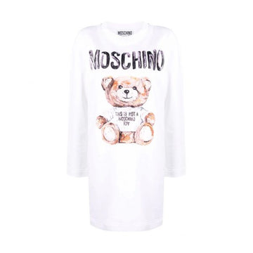 Moschino dress featuring teddy bear print, luxury fashion available at Lestyle Boutique Melbourne