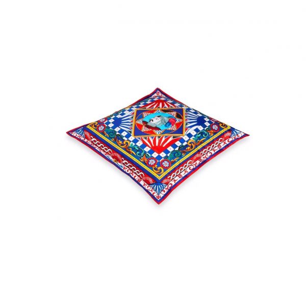 Dolce & Gabbana cushion featuring vibrant colors and unique design, available at Lestyle Boutique Melbourne