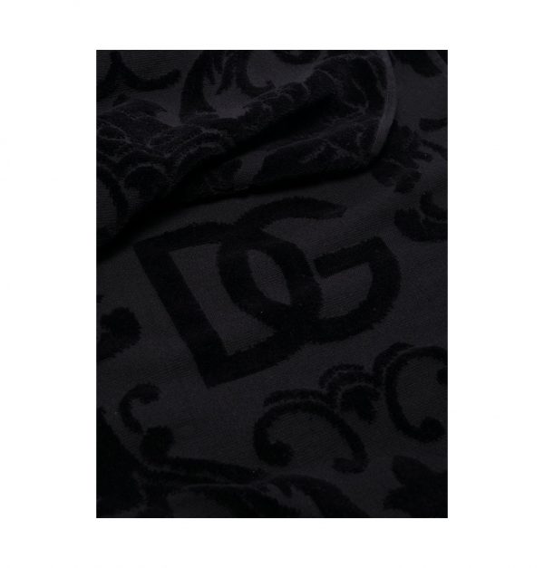 Dolce & Gabbana Barocco Logo Jacquard Towels, premium cotton with jacquard logo motif, available at Lestyle Boutique Melbourne