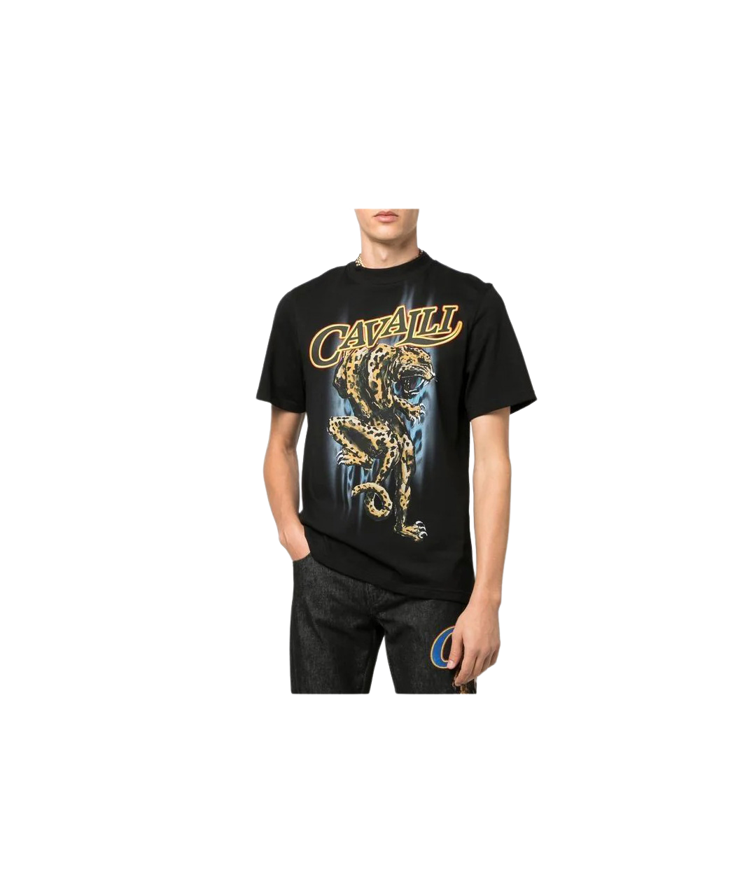 Roberto Cavalli T-Shirt with graphic print, available at Lestyle Boutique Melbourne