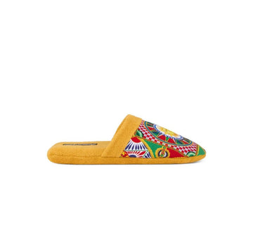 DOLCE & GABBANA SLIPPERS featuring CARRETTO SICILIANO-PRINT available at Lestyle Boutique Melbourne