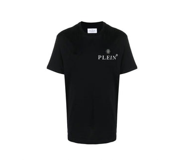 PHILIPP PLEIN T-SHIRT featuring logo plaque cotton available at Lestyle Boutique Melbourne