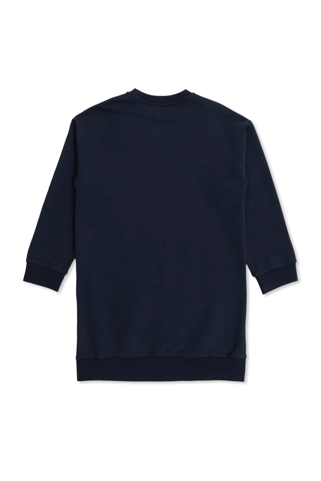 Versace Kids Dress navy blue logo-print Medusa motif, cotton sweatshirt dress available at Lestyle Boutique Melbourne