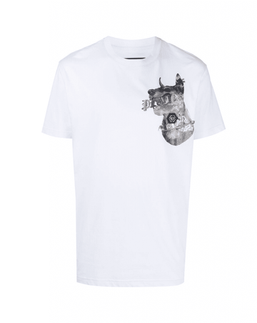 PHILIPP PLEIN T-SHIRT featuring graphic print available at Lestyle Boutique Melbourne